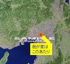淀川区の地図